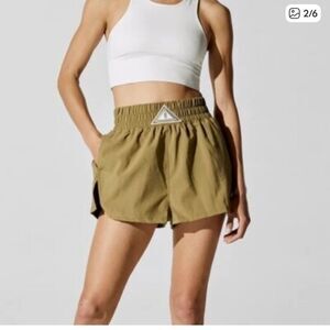 FP Movement by Free People Next Round Olive Athletic Shorts